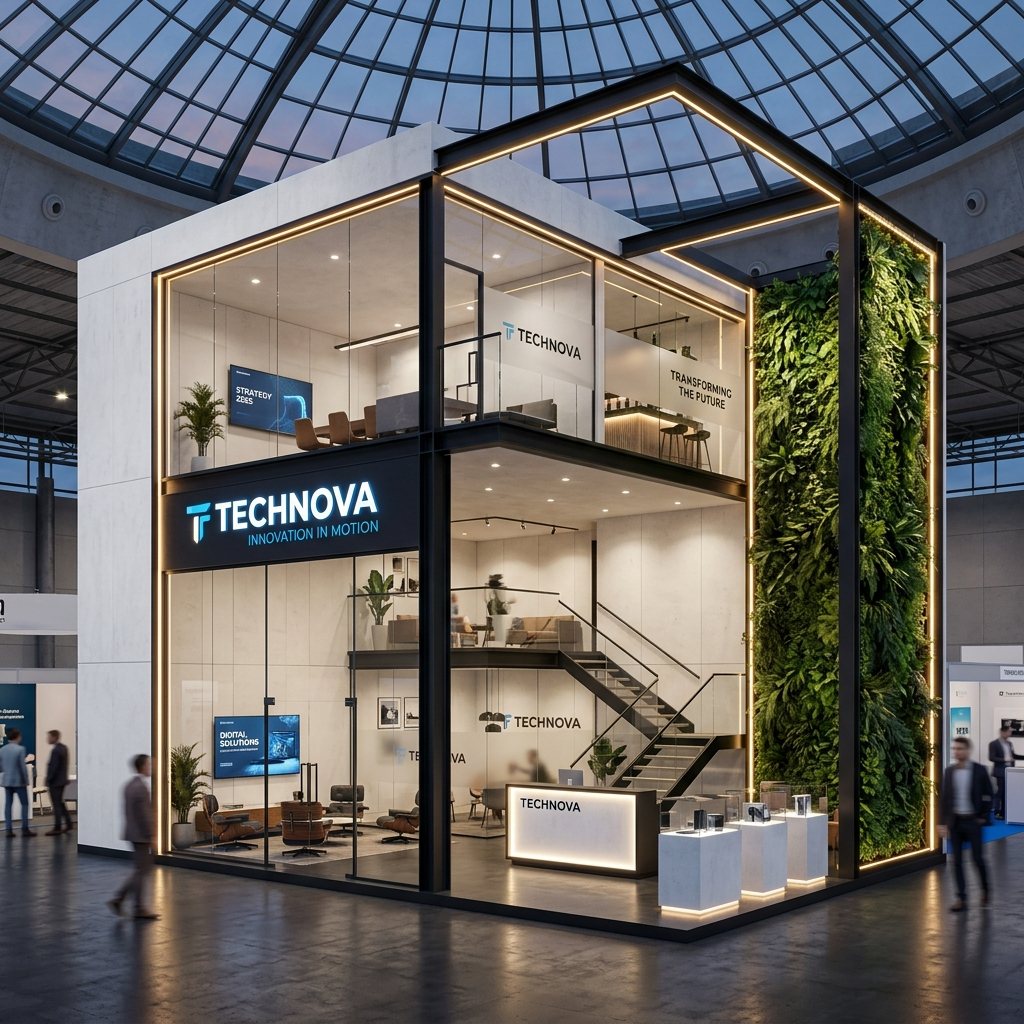 Double-Deck Pavilion — Dubai Airshow, DWTC